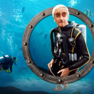 23. Jacques Cousteau 1º